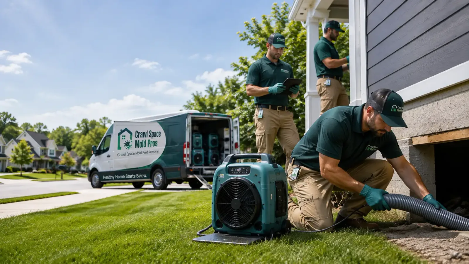 Crawl Space Mold Removal in Cromwell, MN
